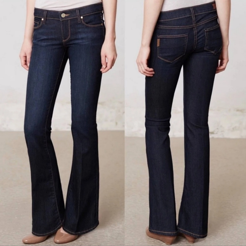 PAIGE Women’s Dark Indigo Boot Cut Jeans